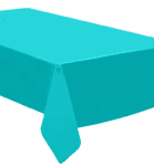 Синя парти покривка, морско синьо, аквамарин, 1.37 х 2.74 м