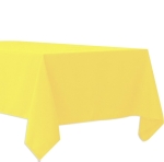 Светложълта парти покривка, жълт макарон, 137 х 274 см CH