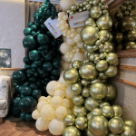 Малък светлозелен балон хром Shiny Kiwi Green Gemar AB50/105 13 см,  1 брой