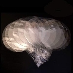 Прозрачен кръгъл балон bubble bobo 18", 1 брой