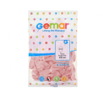 Балон розов макарон, розова пудра Powder pink G90/107 26 см, Gemar, 1 брой