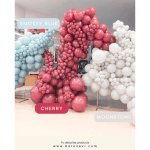 Малки сиви балони лунен камък Moonstone 13 см Balonevi, пакет 100 броя