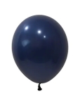Балони тъмносин пастел Cosmic Navy Blue Balonevi, 30 см, пакет 100 броя