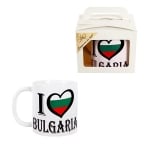 Чаша с надпис I love BULGARIA, в кутия