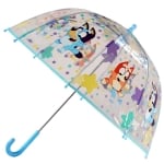Детски прозрачен чадър Блуи Bluey, тип гъбка