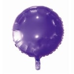 Фолиев балон кръг лилав, 45 см