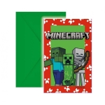 Парти покана ТНТ Майнкрафт TNT Minecraft, с плик