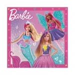 Парти салфетки Барби, Barbie Fantasy, 20 броя