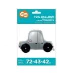 Стоящ фолиев балон кола 3D, 72 x 43 x 42 см