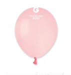 Малки балони розов макарон, розова пудра Powder pink A50/107 13 см, Gemar, пакет 100 броя