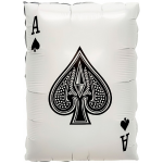 Фолиев балон Асо пика, карти, казино, покер, 40 х 50 см