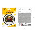 Фолиев балон Скоростомер Състезателни коли Рали Racing