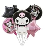 Комплект балони Kuromi Hello Kitty, 5 броя