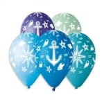 Балони с морски мотиви, подводен свят, 5 броя