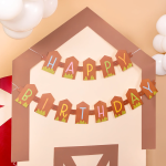 Банер Happy Birthday домашни животни, парти село, ферма