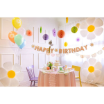 Банер Happy Birthday с маргаритки