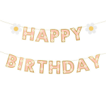 Банер Happy Birthday с маргаритки