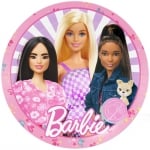 Парти чинийки Барби, Barbie Fashion, 23 см, 8 броя