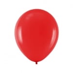 Малки червени балони пастел 13 см, китайски, пакет 100 броя