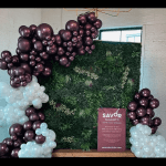 Кръгъл балон хром бордо, Mirror Burgundy Kalisan, 48 см, 1 брой