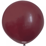Кръгли балони бордо Standart Burgundy Kalisan, 48см, пакет 25 броя