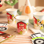 Парти чаши домашни животни, село, ферма, 6 броя