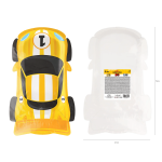 Чинийки форма Състезателни коли Рали Racing, 6 броя