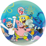 Парти чинийки Спондж Боб Sponge Bob 23 см, 8 броя