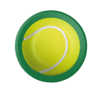 Парти чинийки тенис 18 см, 8 броя