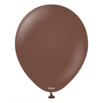 Тъмнокафяв балон Standart Chocolate brown Kalisan, 30 см, 1 брой