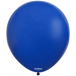 Сини балони, тъмносин пастел Standart Dark Blue 30 см, Kalisan, пакет 100 броя
