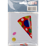 Бял балон цифра 9, с парти декорации, 100 см