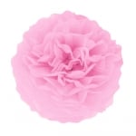 Декоративен хартиен помпон, розов, 35 см