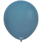 Тъмносиво-сини балони, Retro Denim Kalisan, 30 см, пакет 100 броя