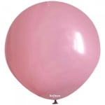 Кръгли балони розово-лилав пастел, Retro Dusty Rose Kalisan, 48 см, пакет 25 броя