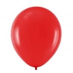 Червени балони пастел 26 см, китайски, пакет 100 броя