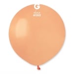 Кръгъл балон праскова / сьомга латекс 48 см G150/60, пакет 50 броя