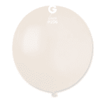 Кръгъл балон бледожълт макарон лен Linen G19/106 48 см, Gemar, 1 брой