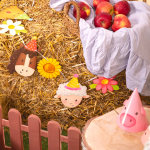 Гирлянд домашни животни, парти село, ферма