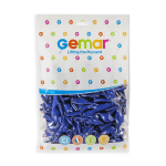 Малки сини балони линк, тъмносин, индиго, 16 см GL6/46, пакет 100 броя