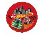 Фолиев балон Hot Wheels, състезателни коли, кръг 43 см