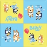 Блуи Bluey салфетки, 16 броя