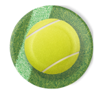 Парти чинийки тенис 23 см, 8 броя