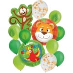 Комплект балони сафари джунгла животни Jungle Safari, 13 броя