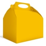 Жълта кутийка за подаръчета, 1 брой