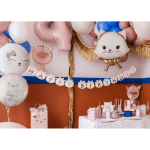 Фолиев балон коте Happy Birthday, 45 см