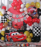 Комплект за декорация рожден ден Колите Маккуин, балони и банер