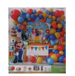 Комплект за украса рожден ден Супер Марио, плакат и балони