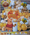 Комплект за украса рожден ден Мечо Пух, плакат и балони