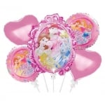 Комплект балони Принцеси, 5 броя